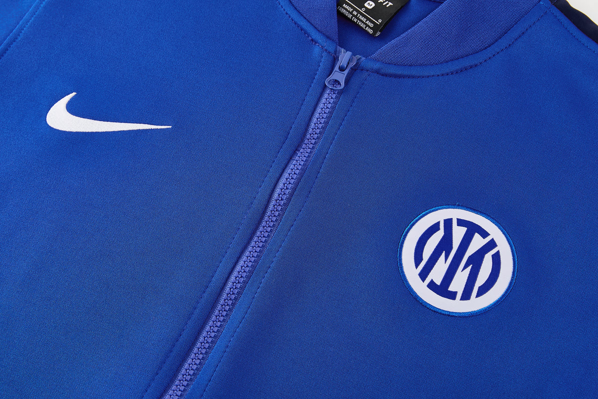 Tuta Inter 2026-27 zip intera blu chiaro