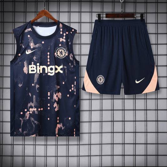 Chelsea blu completo con canottiera 2025/26