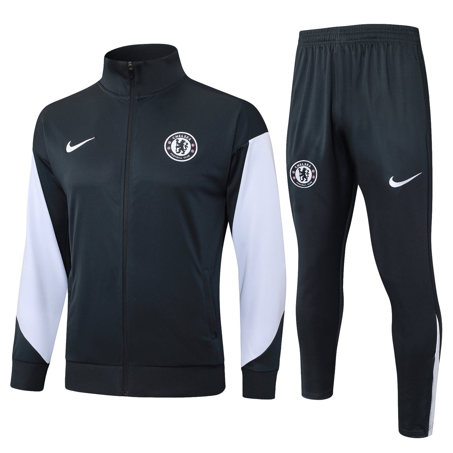 Tuta Chelsea nero zip intera 2025/26