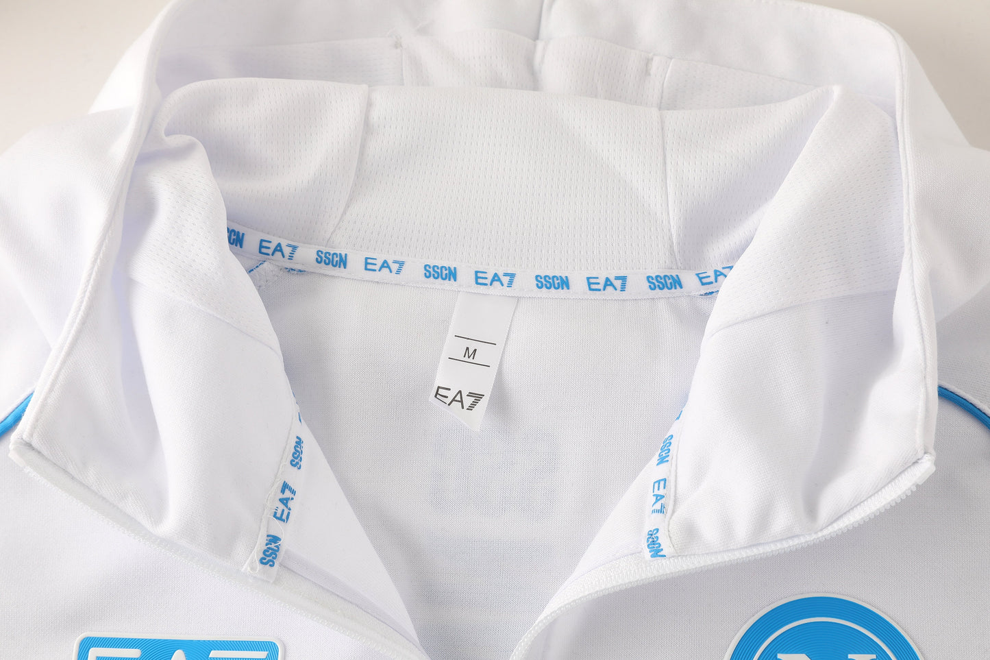Tuta Napoli Bianca Zip Intera