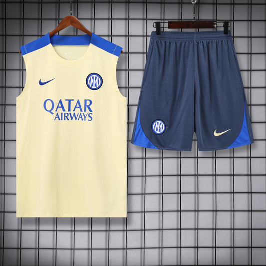 Inter beige completo con canottiera