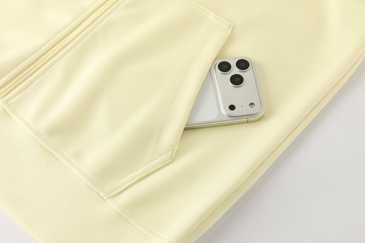 Tuta Sport Zip Intera Panna righe nere