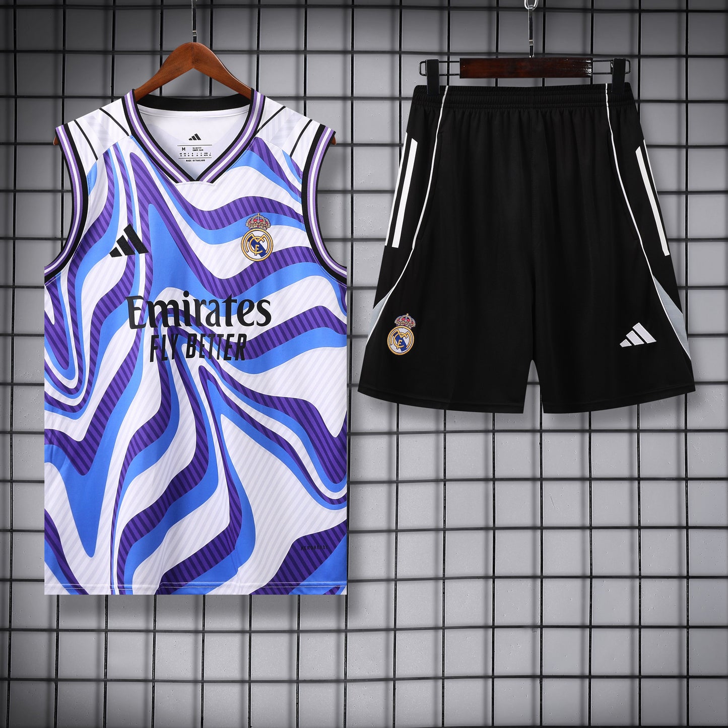 Real Madrid blu fantasy completo con canottiera