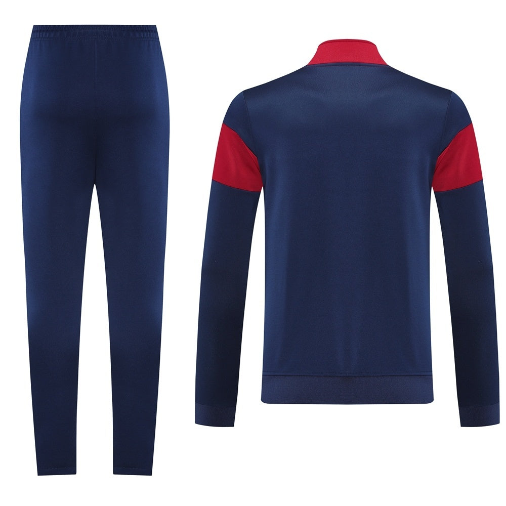 Tuta Sport blu e bordeaux