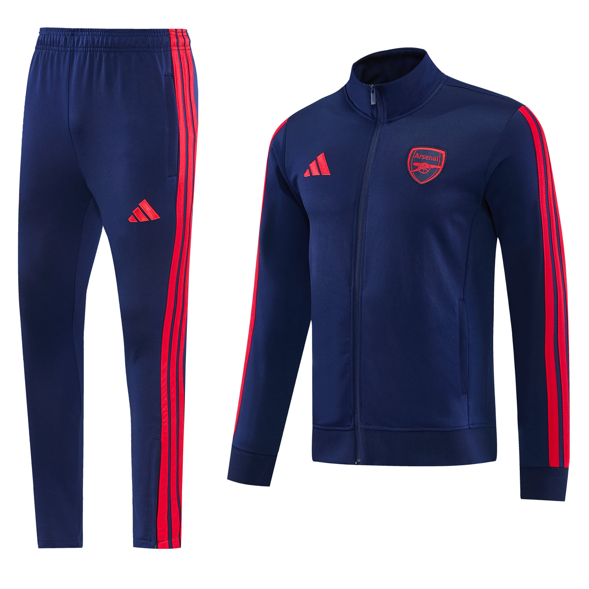 Tuta Arsenal zip 26-27 blu