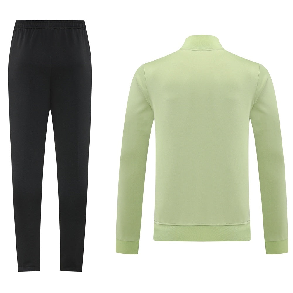 Tuta Sport verde riga bianca