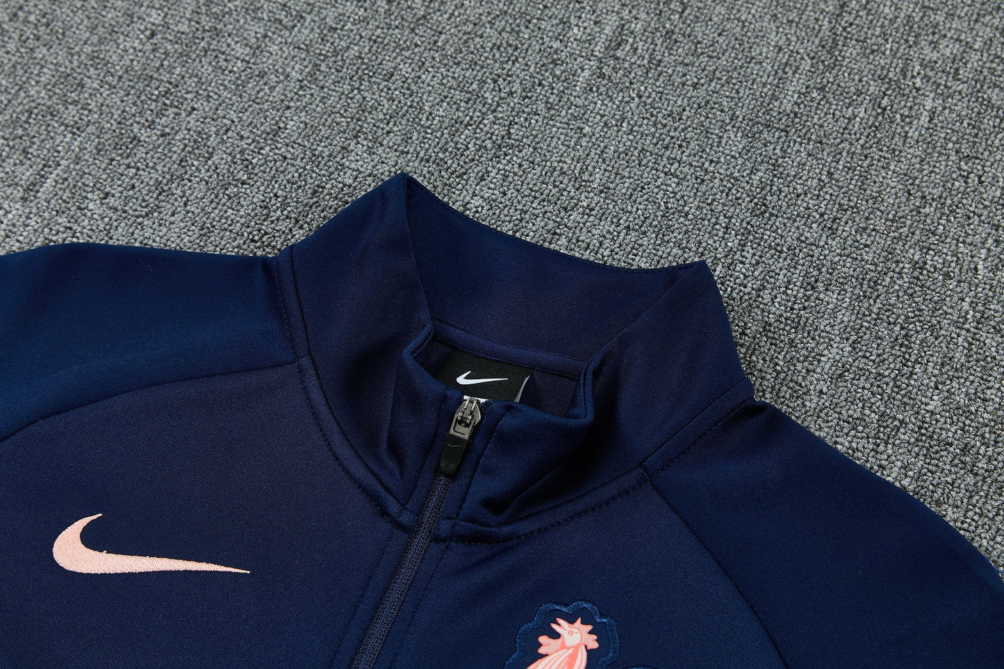 Tuta Zip Intera Francia Blu