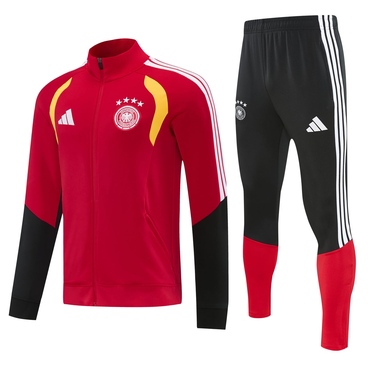 Tuta Zip Intera Germania Rosso