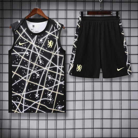 Chelsea Fantasy nero completo con canottiera 2025/26