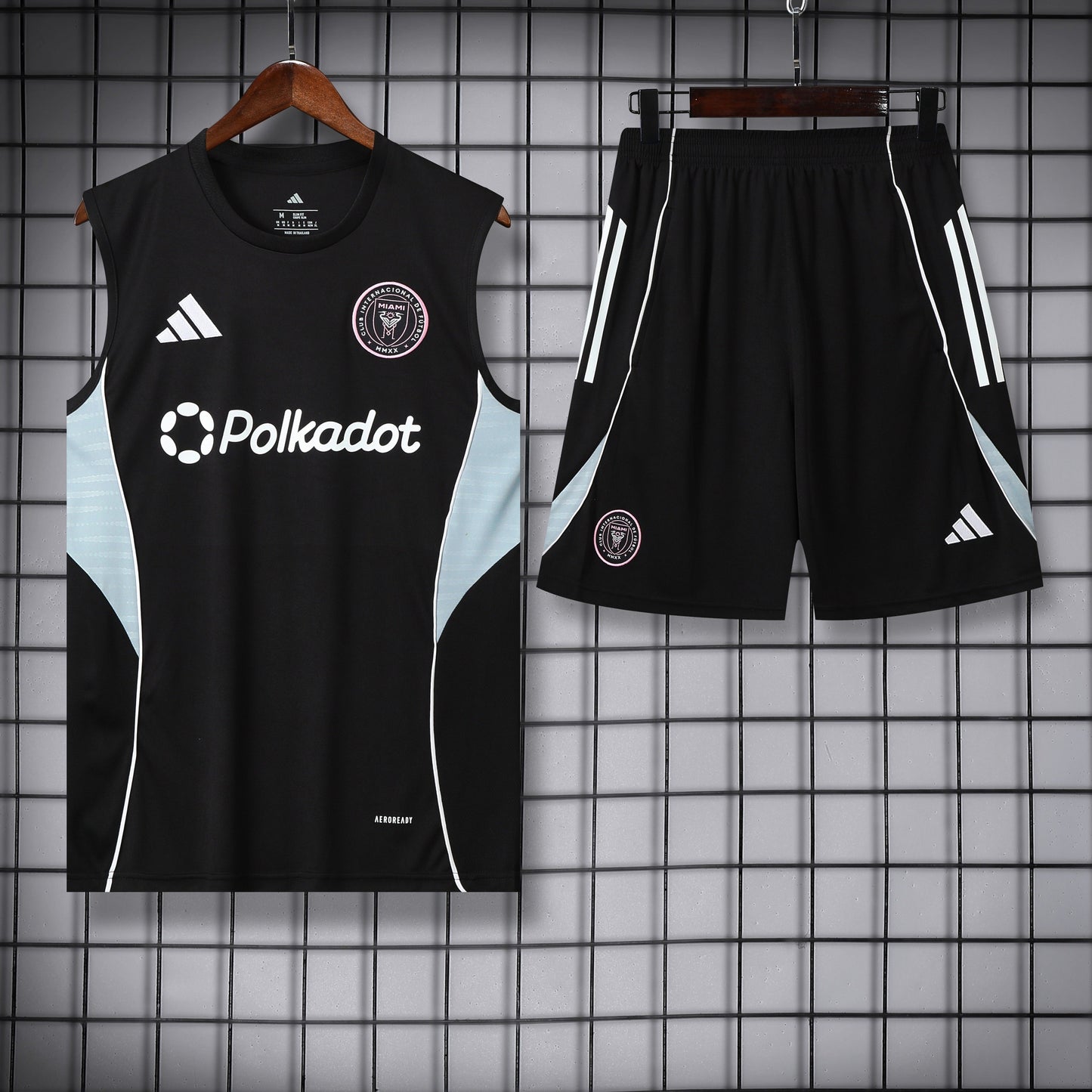 Inter Miami Nero completo con canottiera 2025/26
