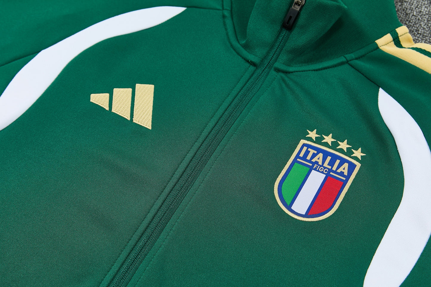 Tuta Zip Intera Italia Verde