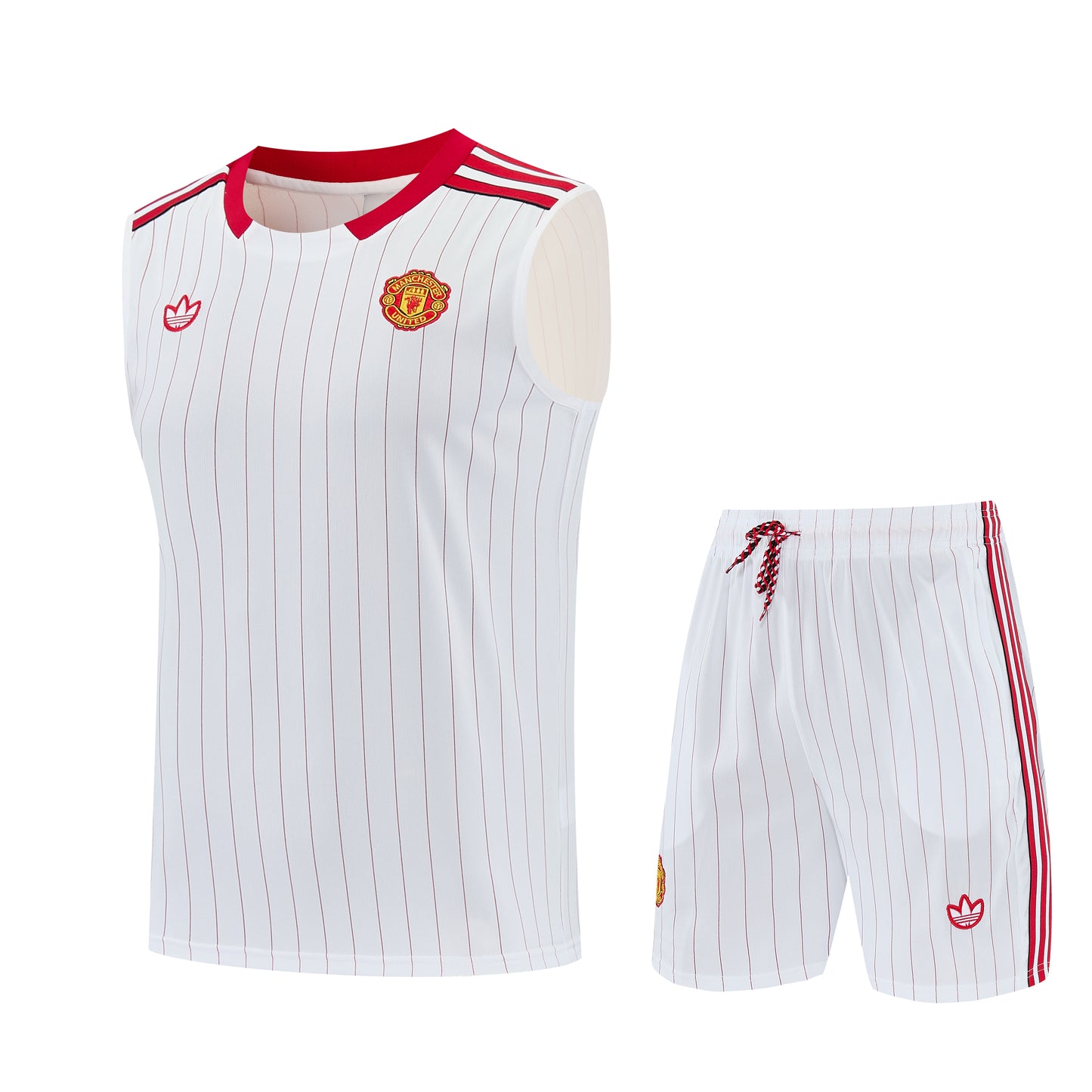 Completo Canottiera Manchester United Bianco 26/27