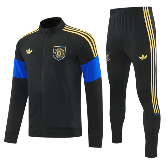 Tuta Zip Intera Manchester United Nero