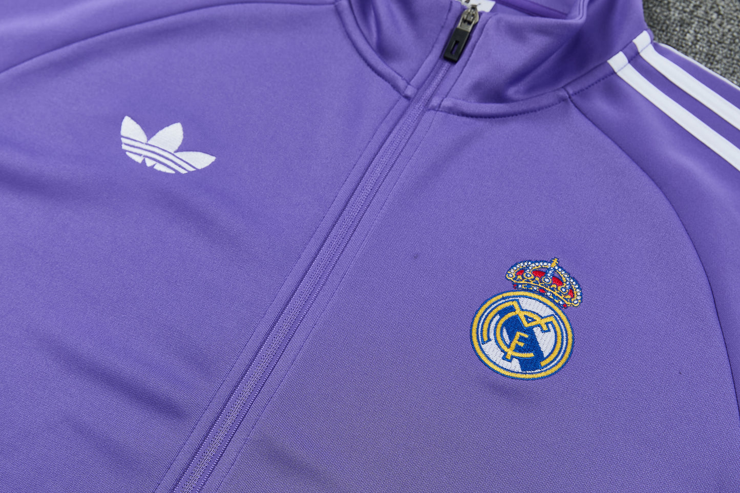 Tuta Zip Intera Real Madrid Viola