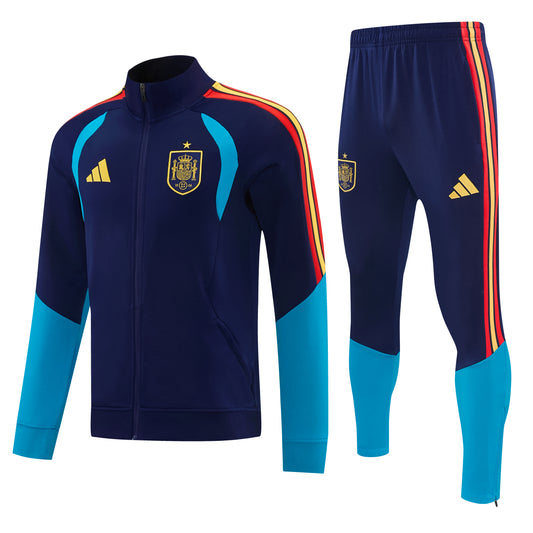 Tuta Zip Intera Spagna Blu
